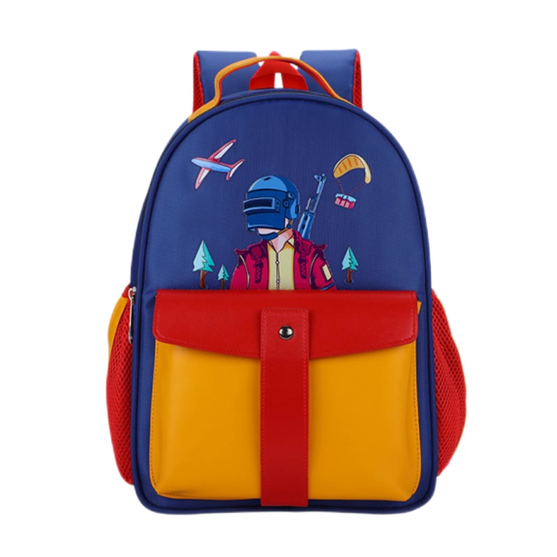 迪嘉乐新款幼儿园书包中小班男女吃鸡卡通儿童背包减负护脊儿童书包