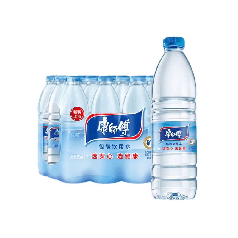 康师傅矿泉水550ml24瓶整箱 包装矿泉水会议饮用水 饮料团购