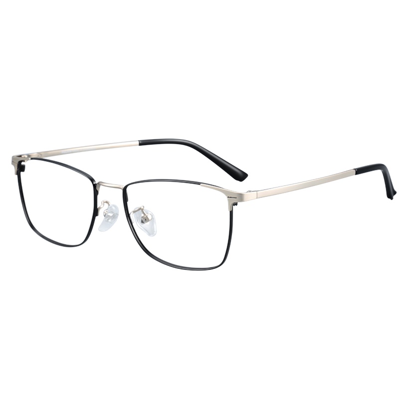 普莱斯(pulais)防辐射抗蓝光近视镜镜框男潮全框平光护目镜可配度数近视眼镜女9016 配平光防蓝光镜片无度数