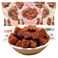 [满199减125元]比比赞牛肉粒[香辣味]100g 牛肉粒糖果装牛肉干零食小吃网红吃货休闲食品