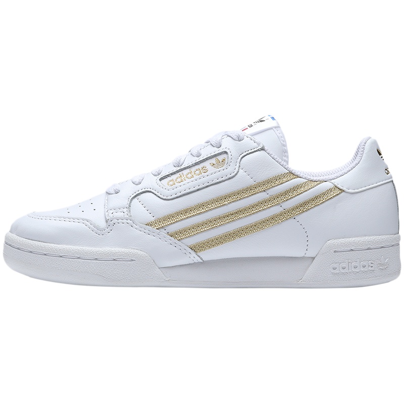 阿迪达斯三叶草女鞋板鞋CONTINENTAL 80 W休闲运动鞋FX9047