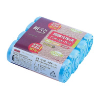茶花32070T 塑料大号加厚捆装清洁袋42cm*46cm蓝色(混包) 单位:包