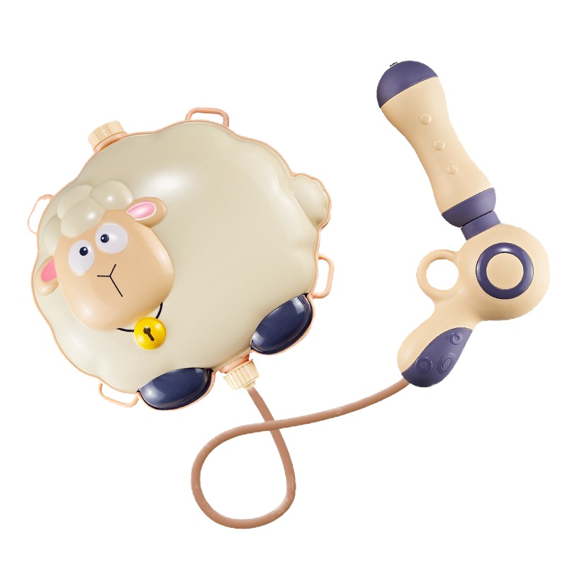 麦巧适( MAQUCC)儿童洗澡宝宝戏水玩具背包式水枪可打水仗背包水枪 绵羊