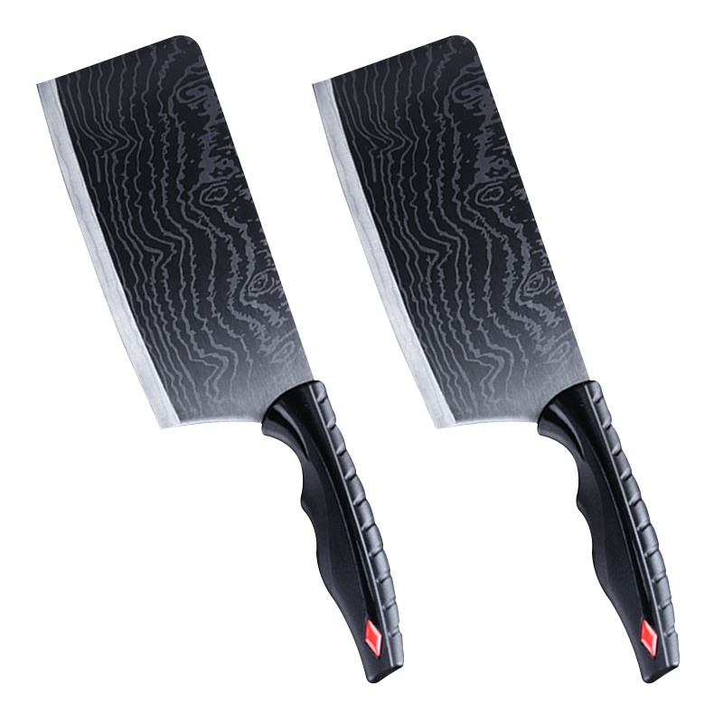 厨利源@特级家用厨师专用刀具激光花纹斩骨刀菜刀