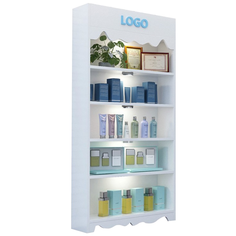 [藏书阁]陈列柜自由组合可拆卸化妆品柜子展示柜样品货柜美容美甲产品展柜