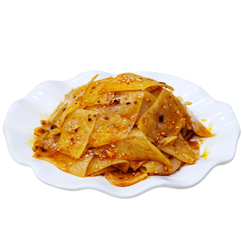 香味氏族宝宝面皮 吉祥礼盒318g*10包装 陕西宝鸡凉皮擀面皮特产调味方便面食品