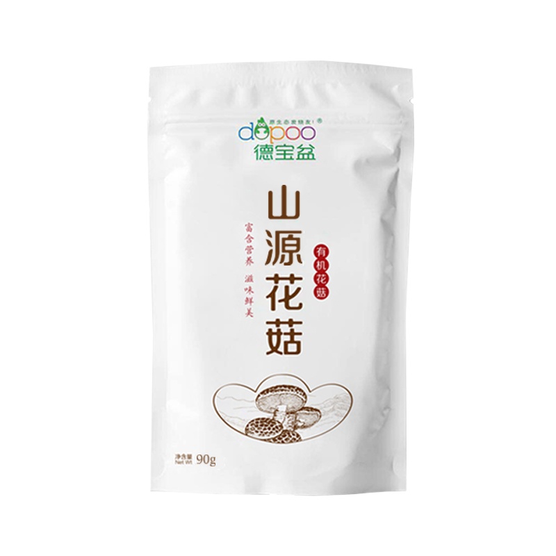 德宝盆山源花菇(有机花菇)90g