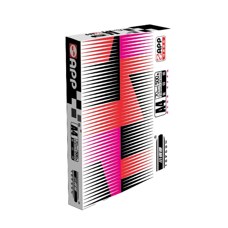 APP 小钢炮A4 70g打印纸电脑打印纸办公用品木桨白纸草稿纸(8包/箱)