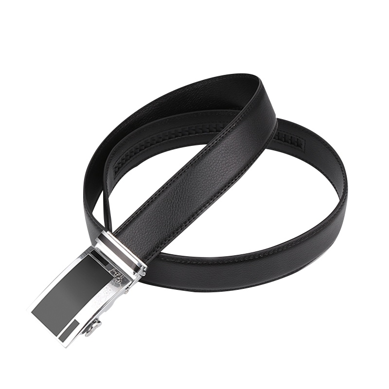 送男友生日礼物扣头自动扣裤腰带真皮裤带男式腰带男士休闲皮带_DwFKU1