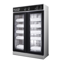 乐创(lecon) 商用消毒碗柜碗筷厨房餐具高温消毒 双门玻璃门 TD-780