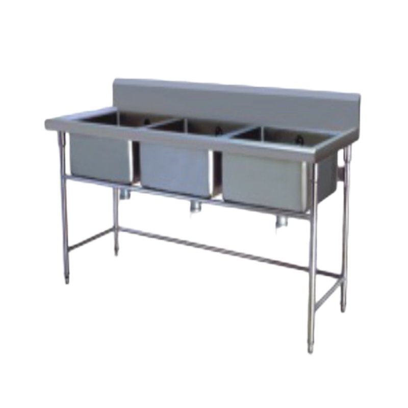 三槽洗菜池 1800*600*950 不锈钢 XB