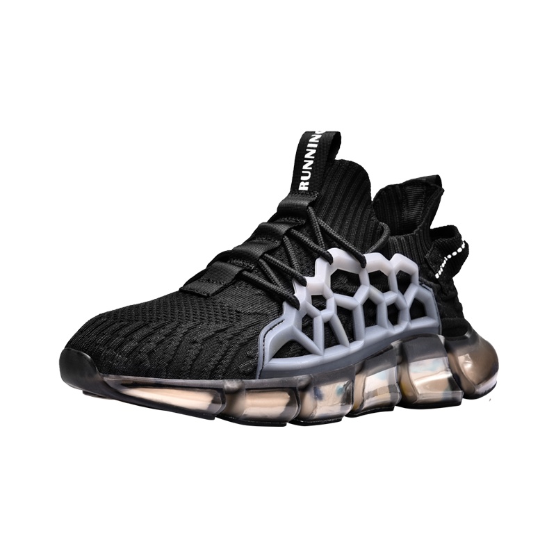 夏季男鞋恩奴椰子薄款网面透气休闲运动跑步鞋潮流百搭鞋子男潮鞋