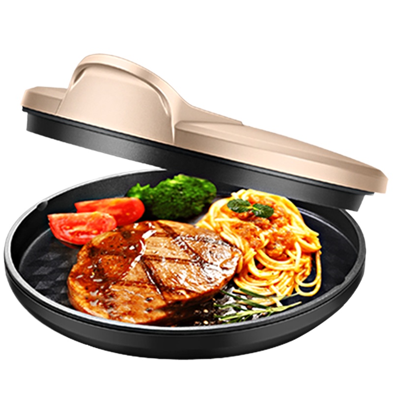 苏泊尔 (SUPOR) JJ34A825 档家用新款加深加大双面加热烙饼锅煎薄饼机 34CM大烤盘 25mm钻纹深烤盘