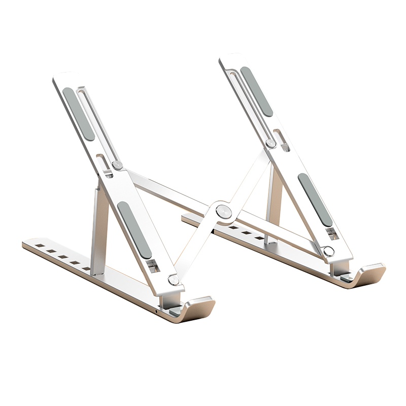 笔记本电脑支架铝合金桌面增高托架散热器颈椎折叠便携式苹果MacBook手提底座升降膝上桌尚辉