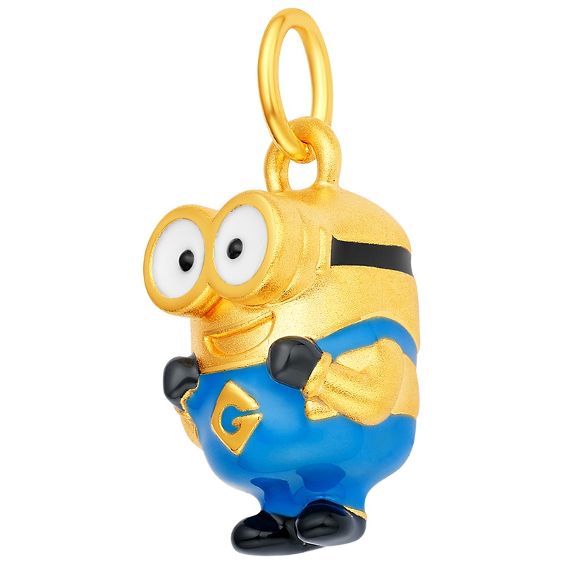 《神偷奶爸》正版授权 Mover魔吻 小黄人闯荡江湖之BOB鲍勃金吊坠