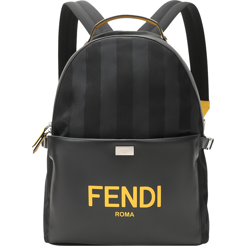 FENDI 男士 织物配皮ESSENTIAL双肩包背包 7VZ053 ADMA