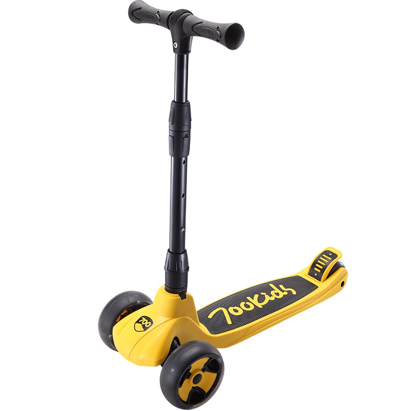 小米生态链 柒小佰儿童滑板车儿童3-6-14岁宽四轮折叠初学者滑滑车单脚宝宝溜溜车2宽四轮