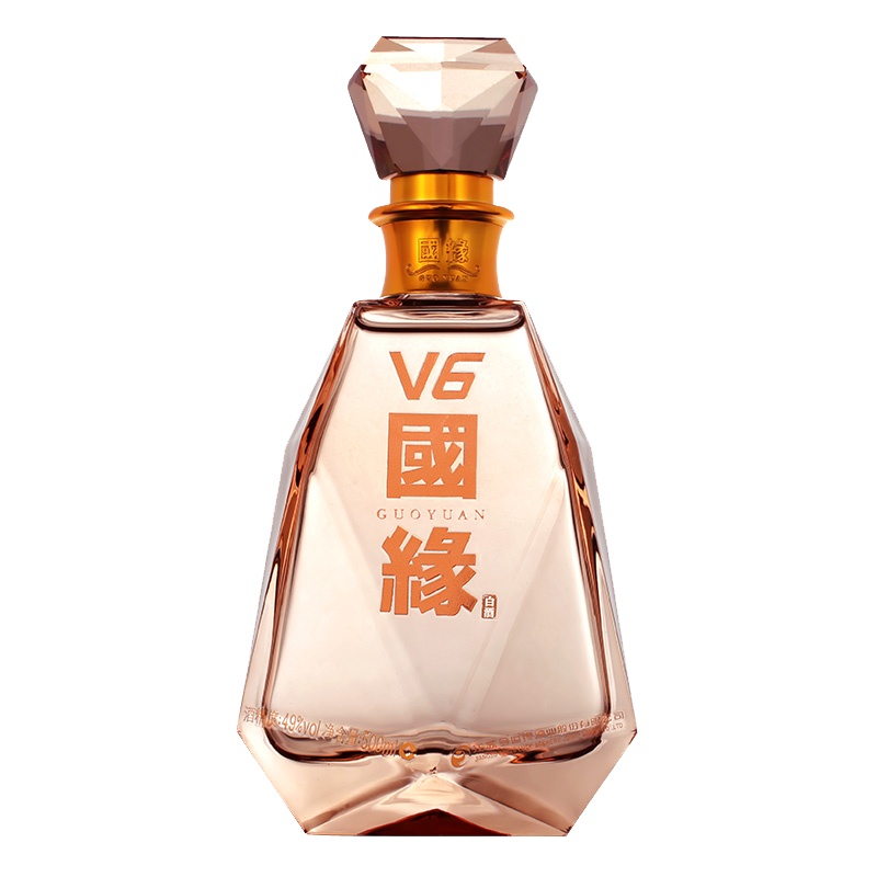 今世缘 国缘V6/幽雅醇厚型 白酒 49度 500ml 单瓶 企业团购 (勿拍)