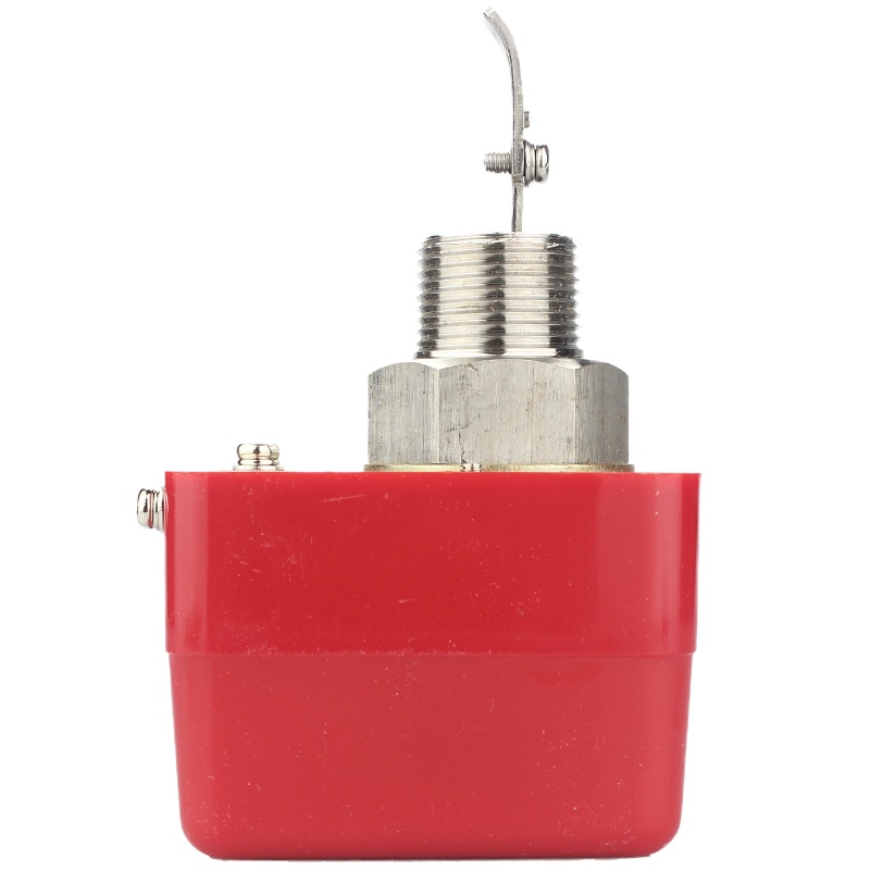 创新者 靶式流量计水流开关控制器插入式流水液体感应靶式流量传感器HFS系列 HFS-15(4分 铁底座 红色)