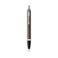 派克(PARKER)新品IM金属灰白夹原子笔