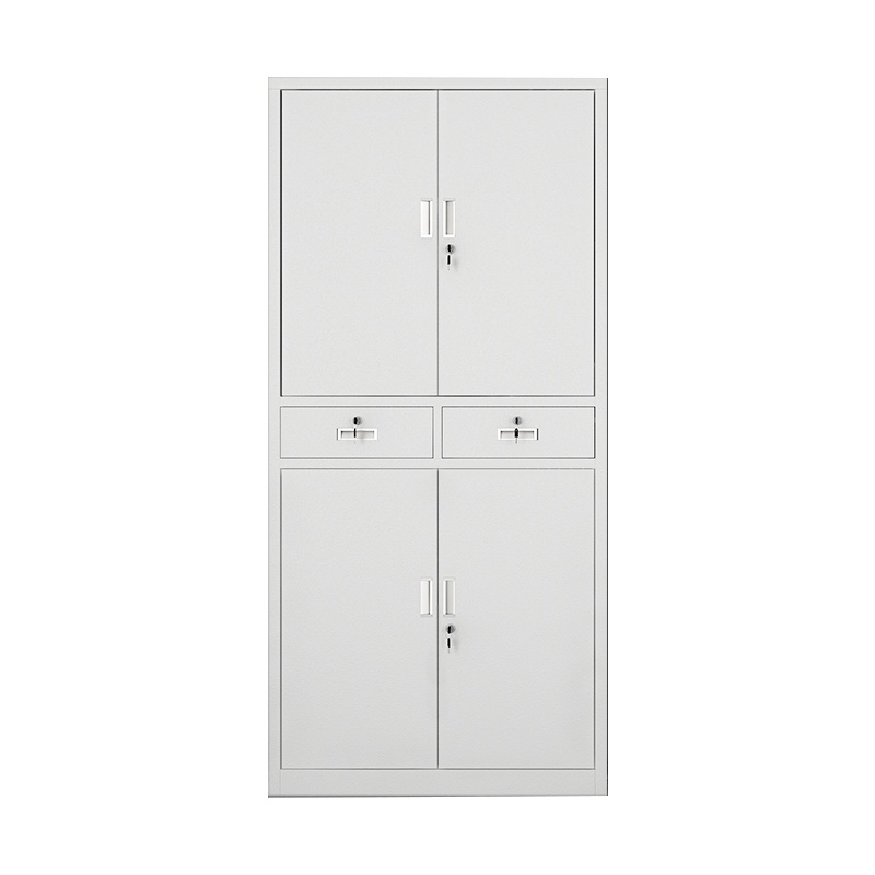 [晋美升]文件柜铁皮柜资料柜财务凭证柜储物柜带锁整理柜子档案柜 铁中二斗文件柜