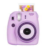 富士（FUJIFILM）INSTAX 立拍立得 一次成像 胶片相机 mini9气质紫 套餐三（含50张相纸）
