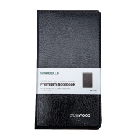 三木(SUNWOOD)1318皮面本2本 48K/80张商务记事本会议本办公笔记本本子办公皮面本办公用品笔记本/记事本