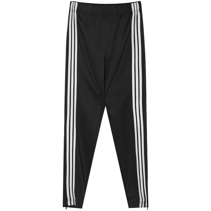 妖精的口袋黑色休闲运动裤2020春季新款女ins九分打底铅笔裤子潮