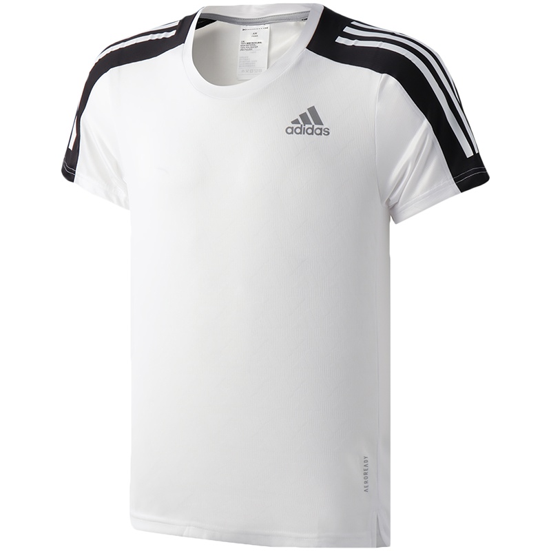 阿迪达斯男服短袖T恤跑步健身训练休闲运动服GM1596