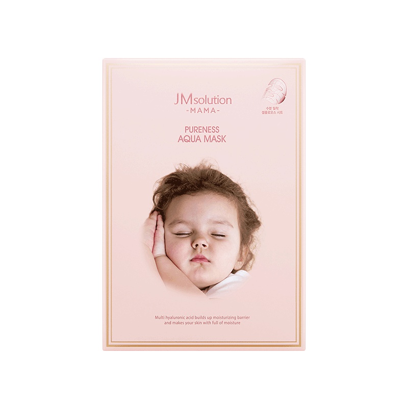 [纤维素膜布面膜]JMsolution 肌司研 纯净水库 提亮肤色 面膜 10片/盒 改善暗沉