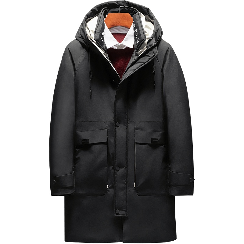 雅鹿男装冬季新款商务休闲纯色百搭保暖御寒男款羽绒服16809906