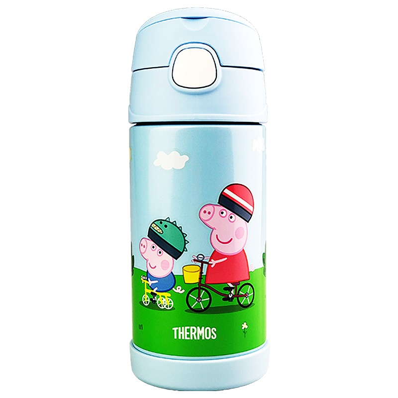 【儿童吸管杯】THERMOS膳魔師 真空不锈钢儿童吸管保温杯