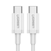 绿联 双头Type-C数据线 USB-C公对公3A PD60W快充线充电器线转接头1米
