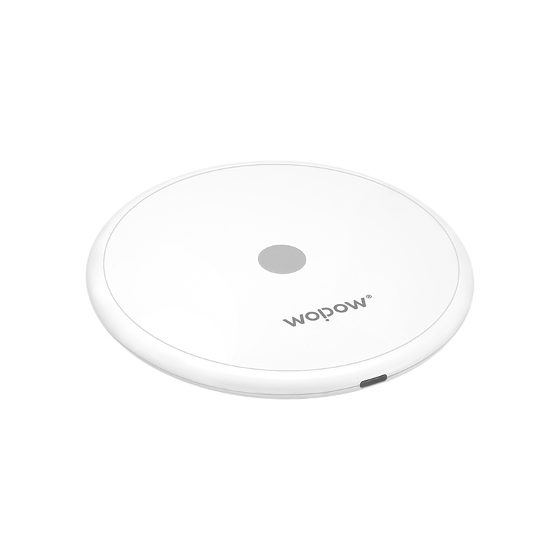 沃品(WOPOW)HW08无线充电器双快充iPhoneX/8plus手机快充苹果11/12 白色
