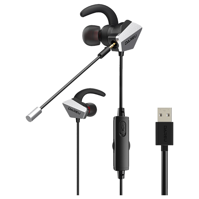 达尔优EH728电竞游戏耳机入耳式带麦电脑手机吃鸡耳麦7.1声道有线台式机笔记本专用刺激战场听声辩位绝地求生