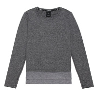 Skechers斯凯奇女款针织长袖T恤衫弹力运动上衣单衣SMAWF18Y016-DKGH