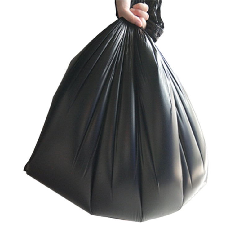 金悦拉圾口袋大1号垃圾袋60*80厚大垃圾袋 50只/件 6080平口黑