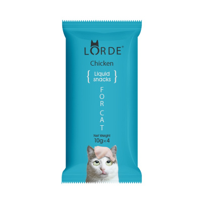 LORDE里兜鸡肉猫条10g*4条猫零食 猫咪磨牙零食