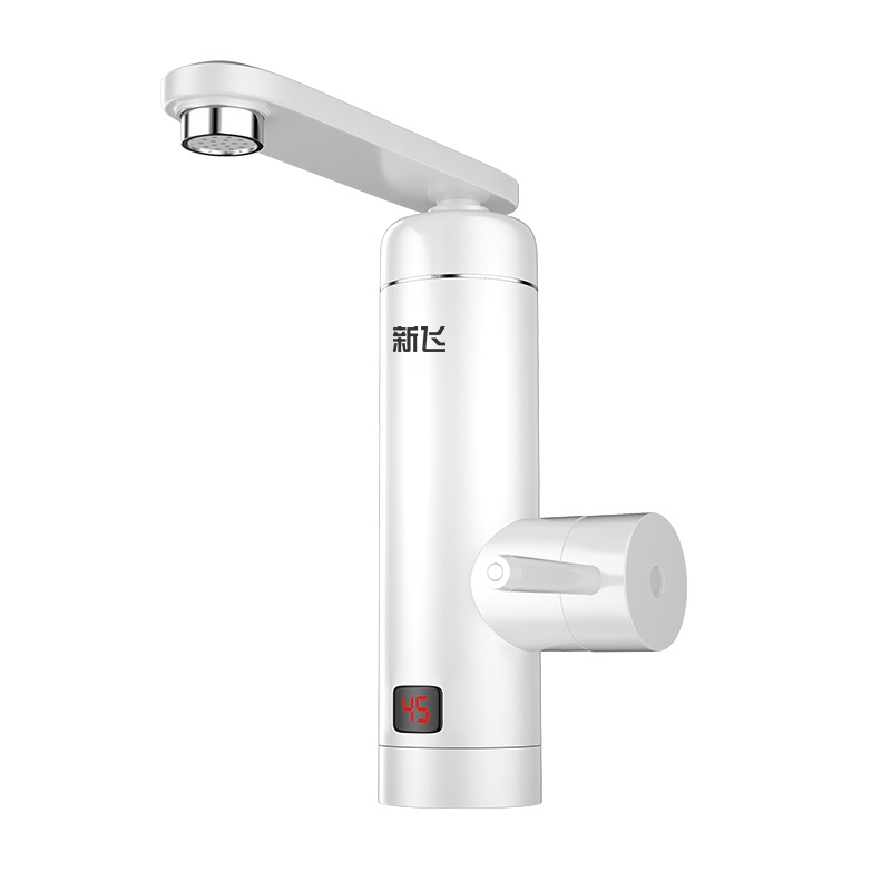 新飞 WM-001-F1电热水龙头下进水白色漏保竖款