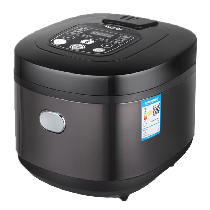 松桥电饭煲XP-B5 5L容量加厚不粘涂层内胆 预约功能 家用多功能智能电饭煲黑色