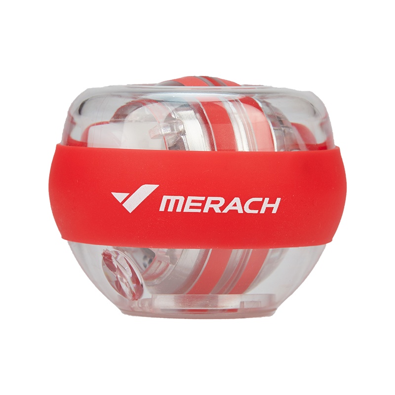 麦瑞克腕力球自启动握力球减压锻炼手腕臂力离心球男女金属握力器 活力魅力红