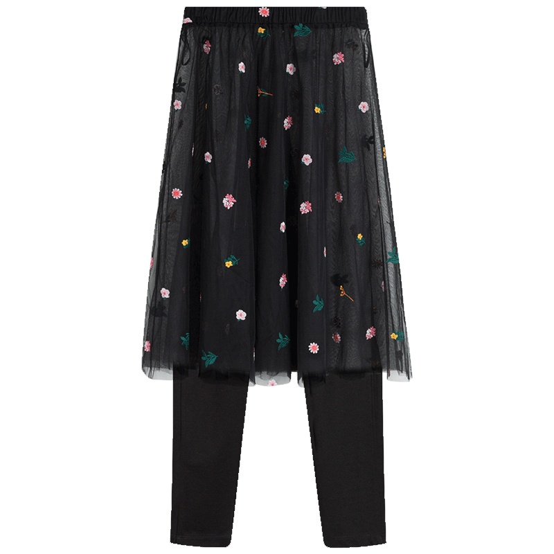 拉夏贝尔秋季女装新款韩版百搭显瘦a字两件套装半身裙女10014810