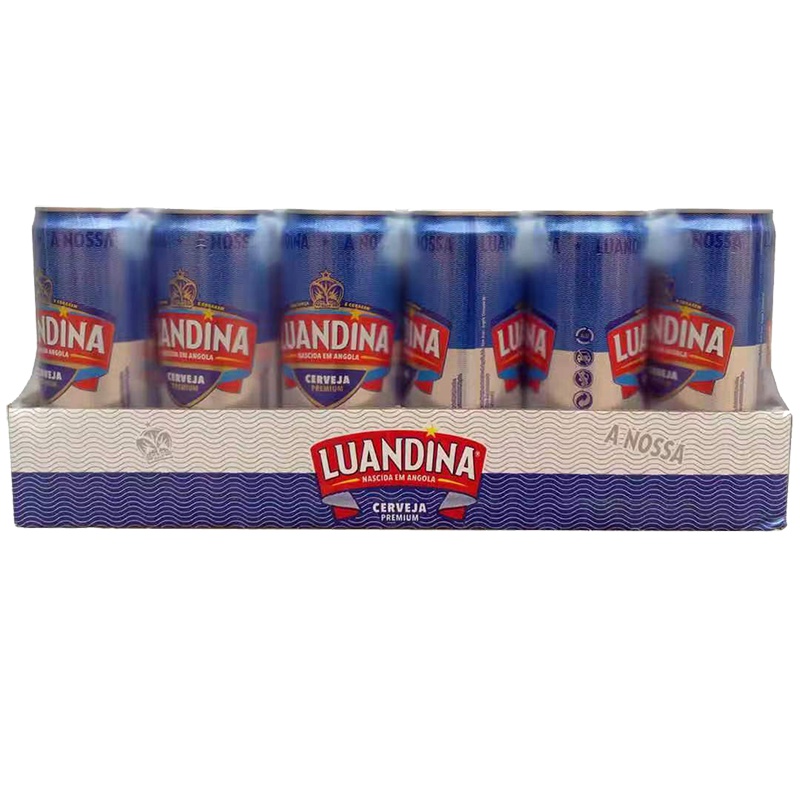 非洲安哥拉进口啤酒 罗安娜易拉罐听装 麦芽黄啤酒 330mL*24