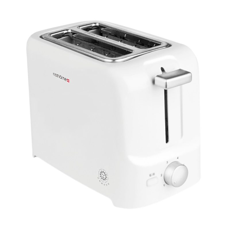 北欧欧慕(nathome)家用笑脸多士炉2片早餐烤面包机吐司机 NDS680 白色