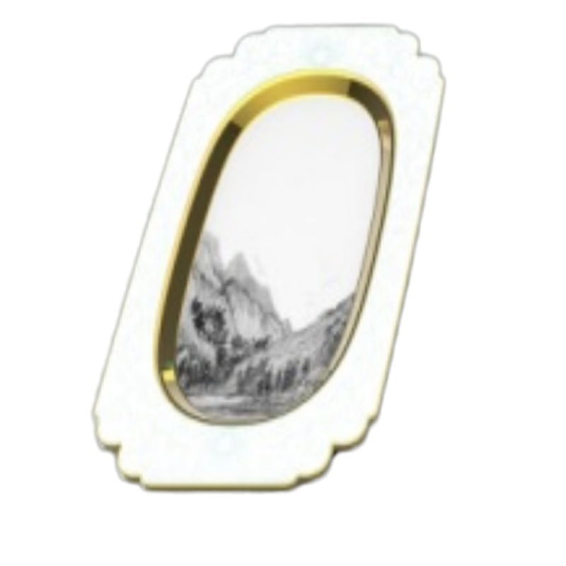 毛巾托 毛巾碟 陶瓷 长方形 小菜碟