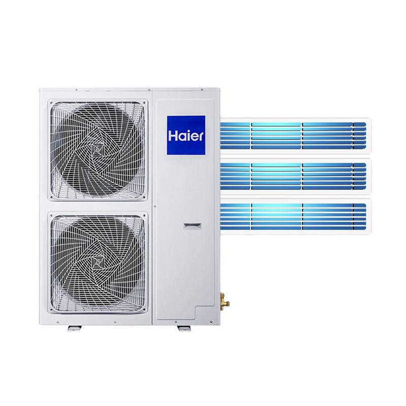 【热卖】海尔(Haier)5.6匹一拖三冷暖直流变频多联机客厅家用中央空调RFC140MXSAVA(G)