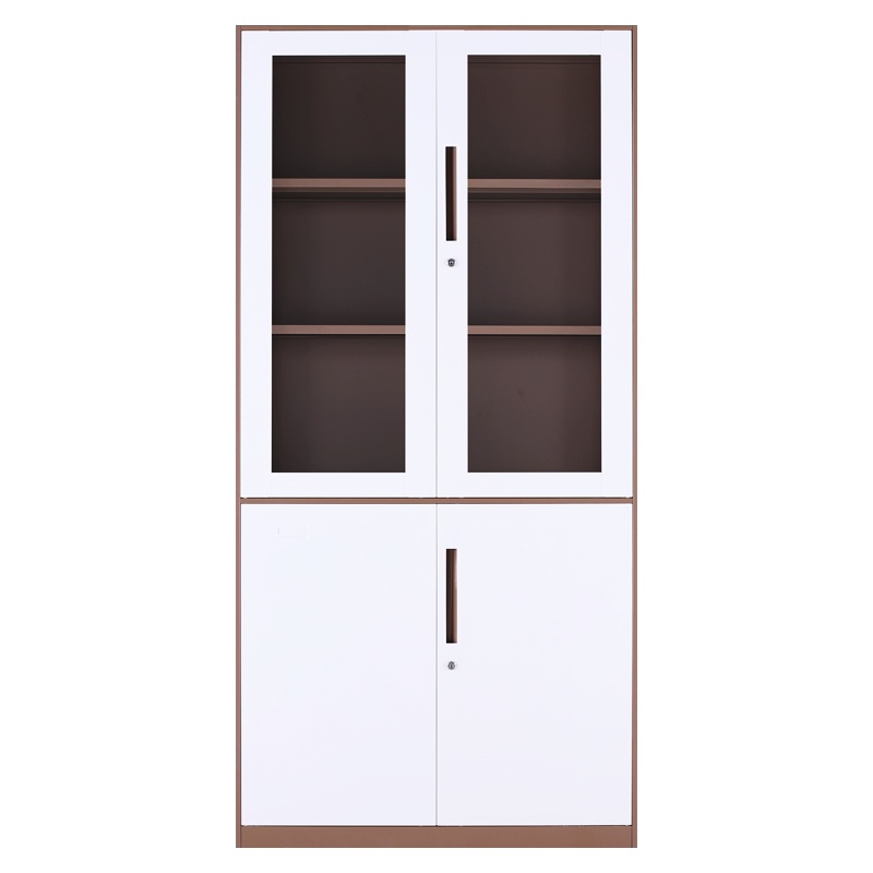 震海 大器械文件柜办公柜咖套白档案资料柜办公柜类钢制加厚办公室储物柜 家用书柜