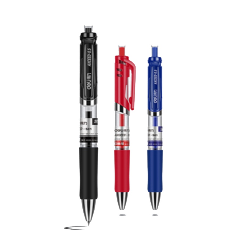 得力(deli)签字笔S01(红色)