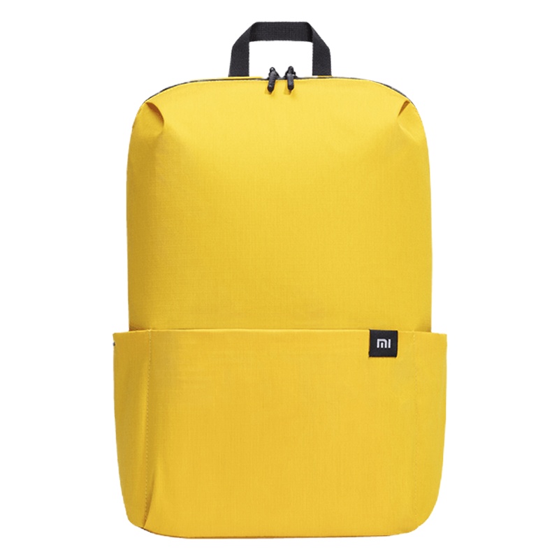 小米双肩包商务旅行背包潮流时尚大容量10L多功能笔记本电脑包 黄色-15L
