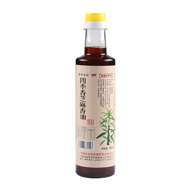 博望 四季香芝麻香油500ml/瓶 古法压制、清香纯正